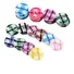 Checkered Striped Press Buttons